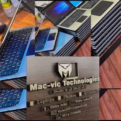 Mac-vic tech.
Your guaranteed plug for phones, laptops,accessories and more.we also repair and swap gadgets.
08161228686