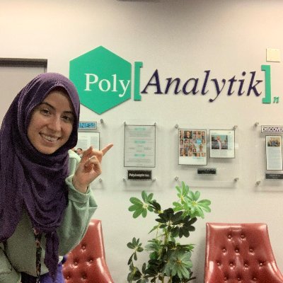 Sarahhhamza's profile picture. Lab manager and Service Engineer @Polyanalytik !