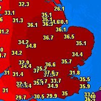 Hourly UK Temperatures provided by https://t.co/B9NInaO0Q3
Powered by IFTTT & ran by @KentHC_WX
Max Temps at 19:00 UTC, Min Temps at 07:00 UTC
Hourly Temps at :20