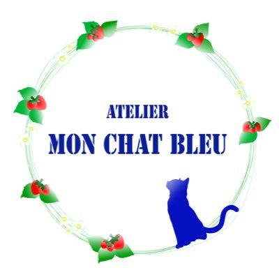 AtelierMCB's profile picture. アトリエ モンシャブルーは、いちごとねこ、ボタニカルフラワーをモチーフにしたハンドメイド雑貨ショップです。 STORES／minne／Creema／メルカリshopsで販売中です。