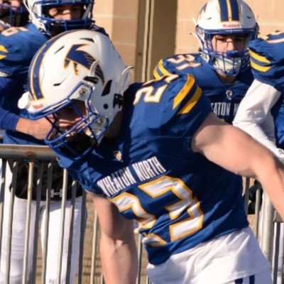 Wheaton North Varsity Football | Class of 22 | 5’9” 180 | GPA 3.4/4.0 | #23 Running Back | 1st Team All Conference |
