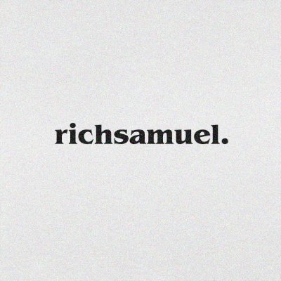 aspiring producer w/ some random thoughts 💭 ig: richsamuel_