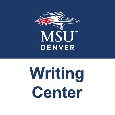 The official page for the Writing Center serving Metropolitan State University of Denver. Schedule a virtual appointment with us using the link in bio!