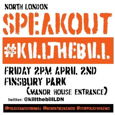 Kill The Bill North London