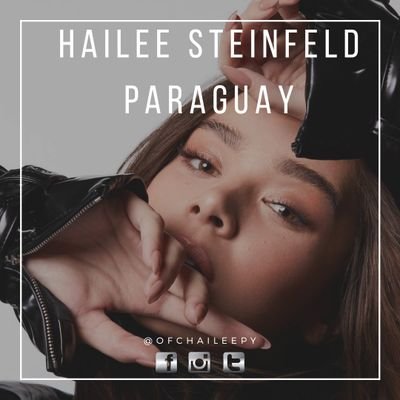 Somos el fans club oficial de @HaileeSteinfeld en Paraguay 🇵🇾 (nuestra cuenta @OFCHaileePy fue suspensida :()