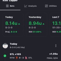 KOLE ~CAPPER (@kolethecapper) 's Twitter Profile
