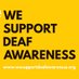 support@wesupportdeafawareness.org (@deaf_aware) Twitter profile photo
