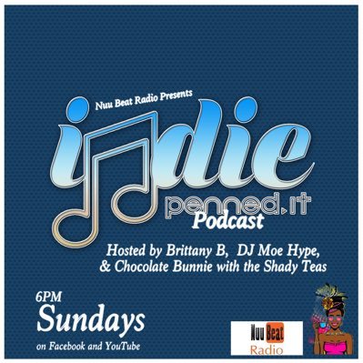The podcast that caters to independent artists! Sundays 6PM-8PM EST. on Facebook & YouTube IndiePennedItRadio@gmail.com