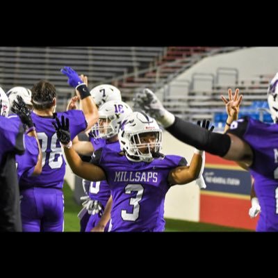 All glory to God🙏🏾RB @Millsaps ‘23💜💜💜