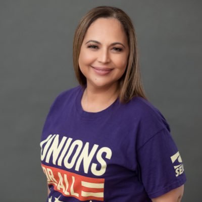 Mom, outspoken Latina, fighting for working Texans as @SEIUTX President