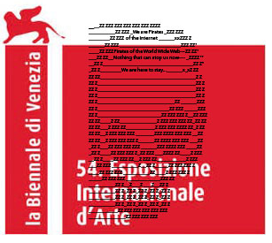 Official Twitter page of the Venice Biennale Off / Internet Pavilion