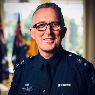 President of the Australia and New Zealand Society of Evidence Based Policing. Victoria Police Superintendent Southern Metro Region.