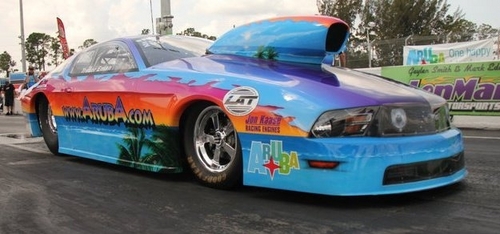 TEAM ARUBA, probably the best Pro Stock team to ever come out of the Caribbean.