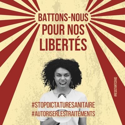 resistantcovid's profile picture. La raison se compose de vérités qu'il faut dire et de vérités qu'il faut taire
A. de Rivarol
Il n'est rien de + difficile à dire aux hommes que la vérité
Voltai