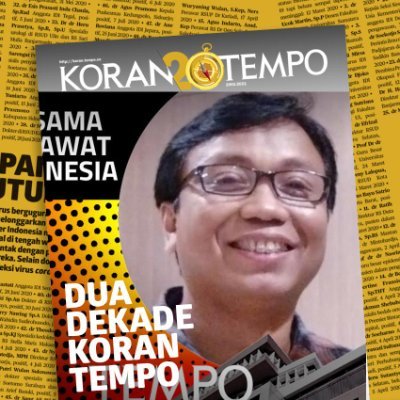 Journalist. Working for Tempo. UGM alumnus. 100% Trenggalek East Java.