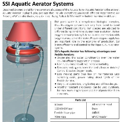 SSI Aqua Aerator