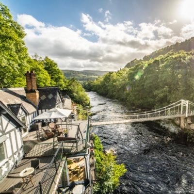 Independent, family-owned & run hotel on the beautiful River Dee, Llangollen. 33 rooms, character bars, riverside restaurant, wonderful staff, stunning views!