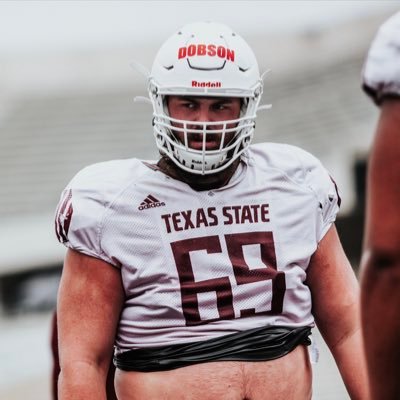 Offensive lineman at THE Texas State university