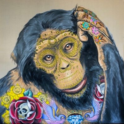 Fugazzottoart's profile picture. Chimp for life.
