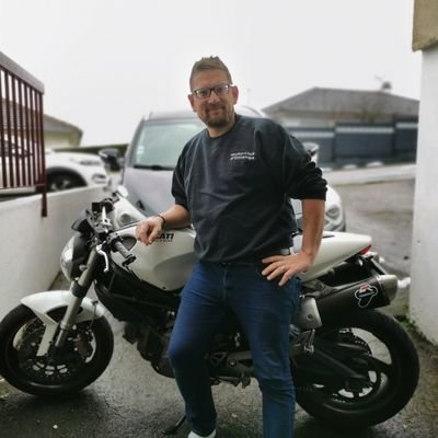 Deux passions le rugby et la moto