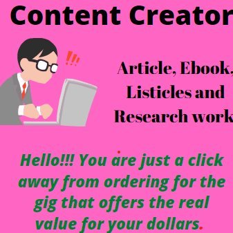 #Ebook Writer | #Article Writer | SEO #Content Writer | #Proofreading Expert | I help website owners #write well researched quality #contents & #Articles.