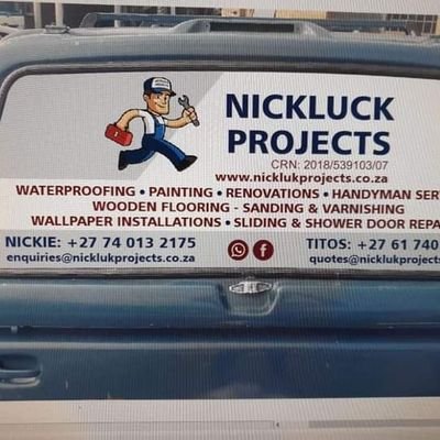 Nicholas is a young entrepreneur based in Capetown.

I'm in Construction specialise in Renovations, Wallpapers, Waterproofing, Handymen Services & Painting etc
