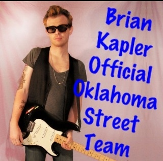 The Official Oklahoma Street Team for @BrianKapler He has toured the country w/ All Time Low Cobra Starship & FOB! Download his music for FREE & follow him!