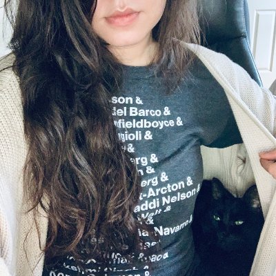 Developer, teacher, mom to Jimmy the Cat 🐈⬛
Pronouns: she/her/hers