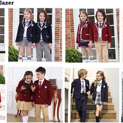 We are a Chinese manufacturer of school uniforms with high quality and competitive price. We can provide OEM and ODM service