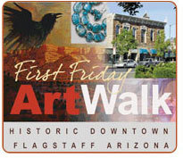 The First Friday ArtWalk is the premier monthly art event in Flagstaff, Arizona. Follow us for art events, hot spots, live music and more.