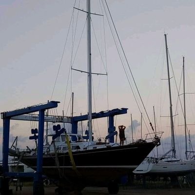 Navigating new ways & new waters while refitting a classic Hinckley 64 ketch for charter in the Caribbean.