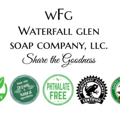 wfgsoap's profile picture. President and Founder of the Waterfall Glen Soap Company, LLC  An all vegan, natural soap and skin care company.    Share the Goodness!