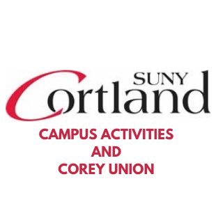 SUNY Cortland Campus Activities and Corey Union page. Follow to stay up to date on events around campus and virtually! Follow us on Instagram @ sunycortlandcacu