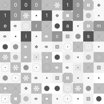Algorithmical-generated visual representations of dates backed by nft tokens