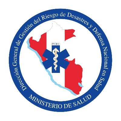 Cuenta Oficial de la Dirección General de Gestión del Riesgo de Desastres y Defensa Nacional en Salud (DIGERD) del Ministerio de Salud (@minsa_peru).