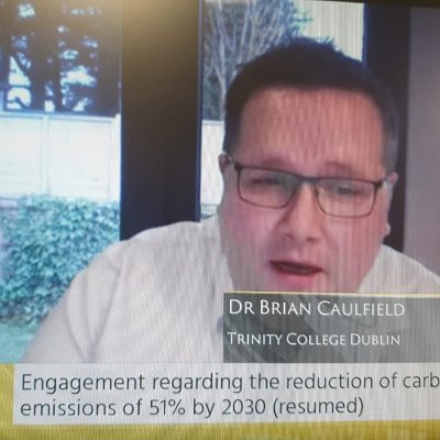 Professor in Transportation & Head of Department, Trinity College Dublin, Research in Transport, Public Transport, Transport Emissions & Climate Change.