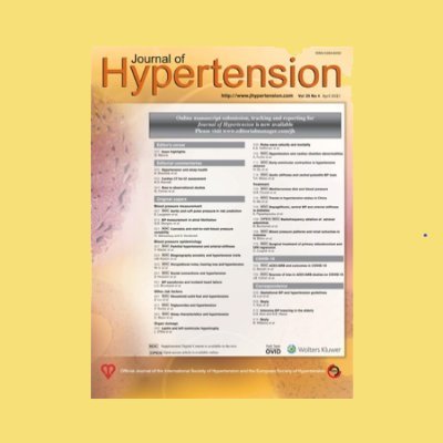 Monthly #journal, #publishing papers on #hypertension
2023 #impactfactor = 4.9