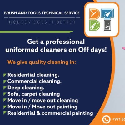 Cleaning and maintenance company UAE