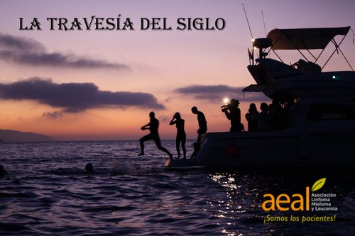 Perfil del reto a nado Ibiza - Cabo de la Nao - Alicante a favor de AEAL, Asociación Española de Afectados por Linfoma, Mieloma y Leucemia
