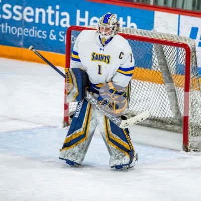 LhockeyLori's profile picture. Goalie for the St.Scholastica Saints. Probably stopped a few snippity snapperoos in my time and it's not gonna stop soon. NER ‘17 CSS '22