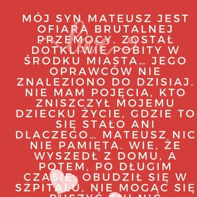 W grudniowy dzień wyszedł z domu tylko na chwilę. Zniknął na 6 tygodni… Zrozpaczona mama szukała go wszędzie.