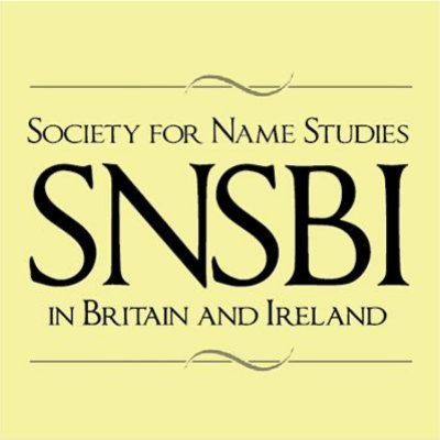 SNSBI_official's profile picture. The Society for Name Studies in Britain and Ireland.  Follow us for updates on events, publications and other name-related news!