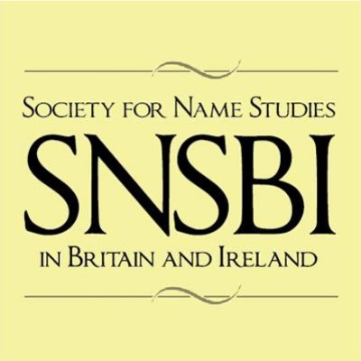 The Society for Name Studies in Britain and Ireland.  Follow us for updates on events, publications and other name-related news!