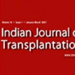 The Official Journal of the Indian Society of Organ Transplantation. Editor-in-chief: @drmanishasahay