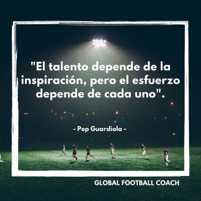 El fútbol es mi pasión