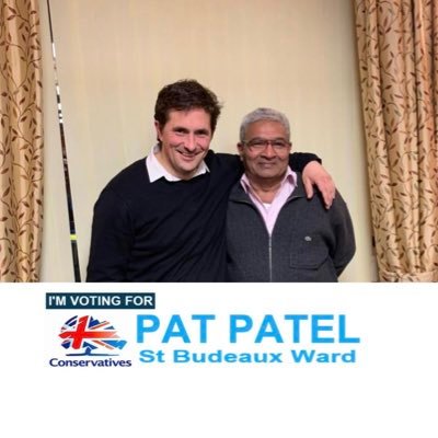 Promoted by Pat Patel of Eurotech House, Burrington Way, Plymouth PL5 3LZ Conservative Cllr. Plymouth St Budeaux Ward.