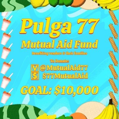 The 77 Mutual Aid Fund is a community-driven effort to provide direct cash assistance to 77 Flea Market vendors and their families.