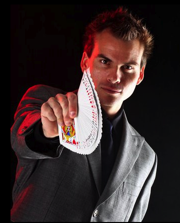Jason Ladanye is an internationally recognized card magician and entertainer based in upstate New York. He performs at magic shows and events everywhere.