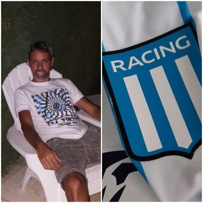 Fanático y socio de Racing, podes cambiar de todo menos de pasión y perdón por el color de mi sangre. Los Redondos y La Renga. Escorpio, Almagro y el 22.