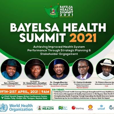 We ensure quality healthcare delivery and information to all inhabitants of Bayelsa State. Follow us @mohbayelsa to get the most recent and updated information.